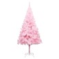 vidaXL Árbol de Navidad preiluminado con luces y bolas rosa 240 cm vidaXL Árbol de Navidad preiluminado con luces y bolas rosa 240 cm