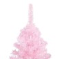 vidaXL Árbol de Navidad preiluminado con luces y bolas rosa 240 cm vidaXL Árbol de Navidad preiluminado con luces y bolas rosa 240 cm