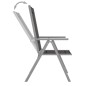 vidaXL Set de comedor para jardín 5 piezas aluminio y textilene plata vidaXL Set de comedor para jardín 5 piezas aluminio y textilene plata
