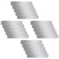 vidaXL Cercas para césped 20 piezas acero galvanizado 100x20 cm vidaXL Cercas para césped 20 piezas acero galvanizado 100x20 cm