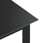 vidaXL Juego de comedor para jardín 9 piezas aluminio gris antracita vidaXL Juego de comedor para jardín 9 piezas aluminio gris antracita