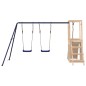 vidaXL Parque infantil de exterior madera maciza de pino vidaXL Parque infantil de exterior madera maciza de pino