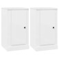 vidaXL Aparadores 3 uds madera contrachapada blanco brillo vidaXL Aparadores 3 uds madera contrachapada blanco brillo
