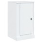 vidaXL Aparadores 3 uds madera contrachapada blanco brillo vidaXL Aparadores 3 uds madera contrachapada blanco brillo
