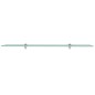 vidaXL Estantes flotantes 2 unidades vidrio 8 mm 100x10 cm vidaXL Estantes flotantes 2 unidades vidrio 8 mm 100x10 cm
