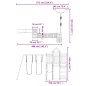 vidaXL Parque infantil de exterior madera maciza Douglas vidaXL Parque infantil de exterior madera maciza Douglas