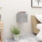 vidaXL Mesita de noche madera de ingeniería gris hormigón 30,5x30x30cm vidaXL Mesita de noche madera de ingeniería gris hormigón 30,5x30x30cm