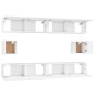 vidaXL Set de muebles para TV 6 piezas madera contrachapada blanco