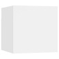 vidaXL Set de muebles para TV 6 piezas madera contrachapada blanco