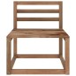 vidaXL Muebles de jardín 9 pzas cojines madera pino impregnada marrón vidaXL Muebles de jardín 9 pzas cojines madera pino impregnada marrón