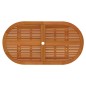 vidaXL Juego de comedor para jardín 5 pzas madera maciza de eucalipto