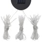 vidaXL Carpa cenador de jardín con tira de luces LED 3x3 m antracita vidaXL Carpa cenador de jardín con tira de luces LED 3x3 m antracita