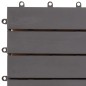 vidaXL Baldosas de terraza 20 uds madera maciza acacia gris 30x30 cm
