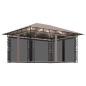 vidaXL Cenador con mosquitera y tira luz LED taupé 4x3x2,73m 180 g/m² vidaXL Cenador con mosquitera y tira luz LED taupé 4x3x2,73m 180 g/m²