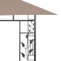vidaXL Cenador con mosquitera y tira luz LED taupé 4x3x2,73m 180 g/m² vidaXL Cenador con mosquitera y tira luz LED taupé 4x3x2,73m 180 g/m²