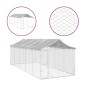 vidaXL Perrera exterior con techo acero galvanizado plata 3x7,5x2,5 m vidaXL Perrera exterior con techo acero galvanizado plata 3x7,5x2,5 m