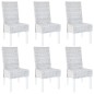 vidaXL Sillas de comedor 6 unidades ratán Kubu y madera mango marrón vidaXL Sillas de comedor 6 unidades ratán Kubu y madera mango marrón