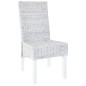 vidaXL Sillas de comedor 6 unidades ratán Kubu y madera mango marrón vidaXL Sillas de comedor 6 unidades ratán Kubu y madera mango marrón