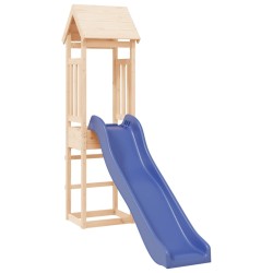 vidaXL Parque infantil de exterior madera maciza de pino