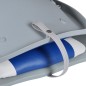 vidaXL 2x Asiento barco respaldo plegable cojín azul blanco 41x51x48cm vidaXL 2x Asiento barco respaldo plegable cojín azul blanco 41x51x48cm