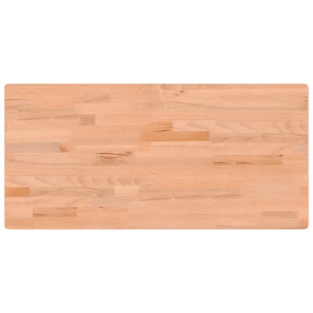 vidaXL Tablero de banco de trabajo madera maciza de haya 115x55x2,5 cm