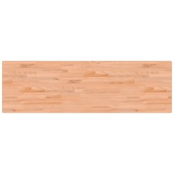 vidaXL Tablero de banco de trabajo madera maciza de haya 180x55x2,5 cm