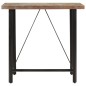 vidaXL Mesa alta de hierro y madera maciza reciclada 110x55x107 cm vidaXL Mesa alta de hierro y madera maciza reciclada 110x55x107 cm