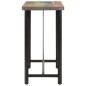 vidaXL Mesa alta de hierro y madera maciza reciclada 110x55x107 cm vidaXL Mesa alta de hierro y madera maciza reciclada 110x55x107 cm