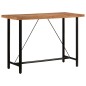 vidaXL Mesa alta de hierro y madera maciza de acacia 150x70x107 cm vidaXL Mesa alta de hierro y madera maciza de acacia 150x70x107 cm