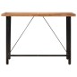 vidaXL Mesa alta de hierro y madera maciza de acacia 150x70x107 cm vidaXL Mesa alta de hierro y madera maciza de acacia 150x70x107 cm