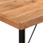 vidaXL Mesa alta de hierro y madera maciza de acacia 150x70x107 cm vidaXL Mesa alta de hierro y madera maciza de acacia 150x70x107 cm