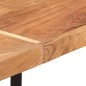 vidaXL Mesa alta de hierro y madera maciza de acacia 150x70x107 cm vidaXL Mesa alta de hierro y madera maciza de acacia 150x70x107 cm