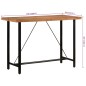 vidaXL Mesa alta de hierro y madera maciza de acacia 150x70x107 cm vidaXL Mesa alta de hierro y madera maciza de acacia 150x70x107 cm