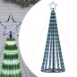 vidaXL Árbol de Navidad cono de luz 275 LEDs azul 180 cm vidaXL Árbol de Navidad cono de luz 275 LEDs azul 180 cm