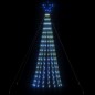 vidaXL Árbol de Navidad cono de luz 275 LEDs azul 180 cm vidaXL Árbol de Navidad cono de luz 275 LEDs azul 180 cm