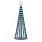 vidaXL Árbol de Navidad cono de luz 275 LEDs azul 180 cm vidaXL Árbol de Navidad cono de luz 275 LEDs azul 180 cm