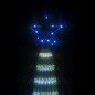 vidaXL Árbol de Navidad cono de luz 275 LEDs azul 180 cm vidaXL Árbol de Navidad cono de luz 275 LEDs azul 180 cm