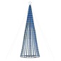 vidaXL Árbol de Navidad cono de luz 688 LEDs azul 300 cm vidaXL Árbol de Navidad cono de luz 688 LEDs azul 300 cm