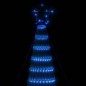 vidaXL Árbol de Navidad cono de luz 688 LEDs azul 300 cm vidaXL Árbol de Navidad cono de luz 688 LEDs azul 300 cm