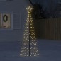 vidaXL Árbol de Navidad cono con estacas 220 LEDs blanco cálido 180 cm vidaXL Árbol de Navidad cono con estacas 220 LEDs blanco cálido 180 cm