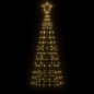vidaXL Árbol de Navidad cono con estacas 220 LEDs blanco cálido 180 cm vidaXL Árbol de Navidad cono con estacas 220 LEDs blanco cálido 180 cm