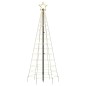 vidaXL Árbol de Navidad cono con estacas 220 LEDs blanco cálido 180 cm vidaXL Árbol de Navidad cono con estacas 220 LEDs blanco cálido 180 cm