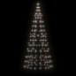 vidaXL Árbol de Navidad en asta de bandera 200 LED blanco frío 180 cm vidaXL Árbol de Navidad en asta de bandera 200 LED blanco frío 180 cm