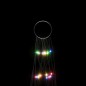 vidaXL Árbol de Navidad en asta de bandera 550LED colores 300 cm