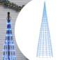 vidaXL Árbol de Navidad en asta de bandera 3000 LED azul 800 cm vidaXL Árbol de Navidad en asta de bandera 3000 LED azul 800 cm