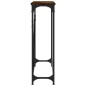 vidaXL Mesa consola madera de ingeniería roble ahumado 102x22,5x75 cm vidaXL Mesa consola madera de ingeniería roble ahumado 102x22,5x75 cm