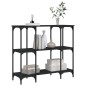 vidaXL Mesa consola madera de ingeniería negra 102x35x90 cm vidaXL Mesa consola madera de ingeniería negra 102x35x90 cm