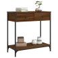 vidaXL Mesa consola madera de ingeniería marrón roble 75x34,5x75 cm vidaXL Mesa consola madera de ingeniería marrón roble 75x34,5x75 cm