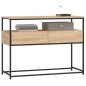 vidaXL Mesa consola madera de ingeniería roble Sonoma 100x40x75 cm