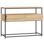 vidaXL Mesa consola madera de ingeniería roble Sonoma 100x40x75 cm